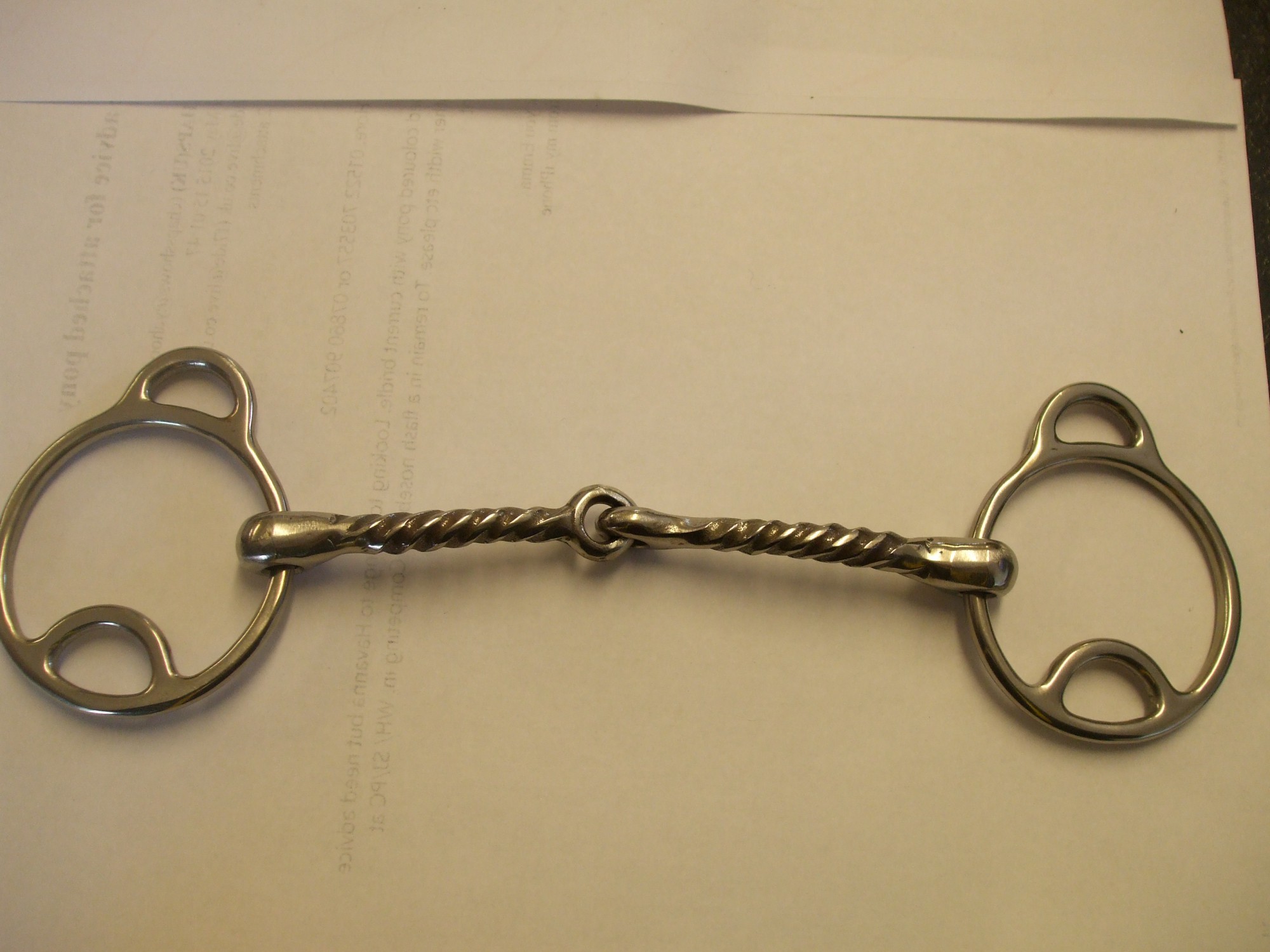 Twisted Wilkie Show Snaffle - Fylde Saddlery